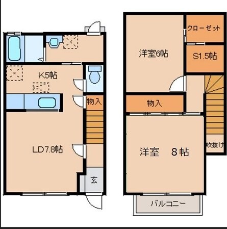 桜レジデンスＡの物件間取画像